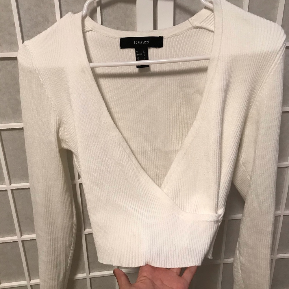 Wrap crop top